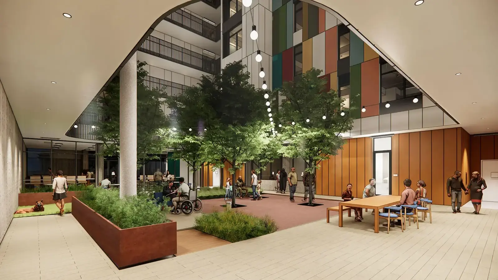 Community Civic Center with Event Spaces and Facilities