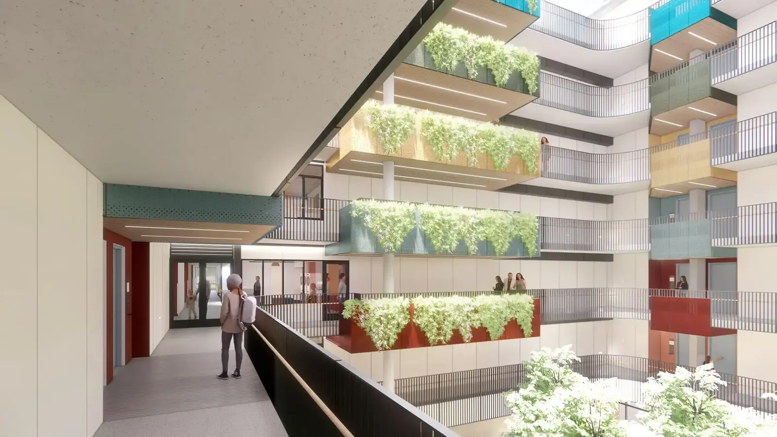 Modern Civic Center with Public Services and Offices