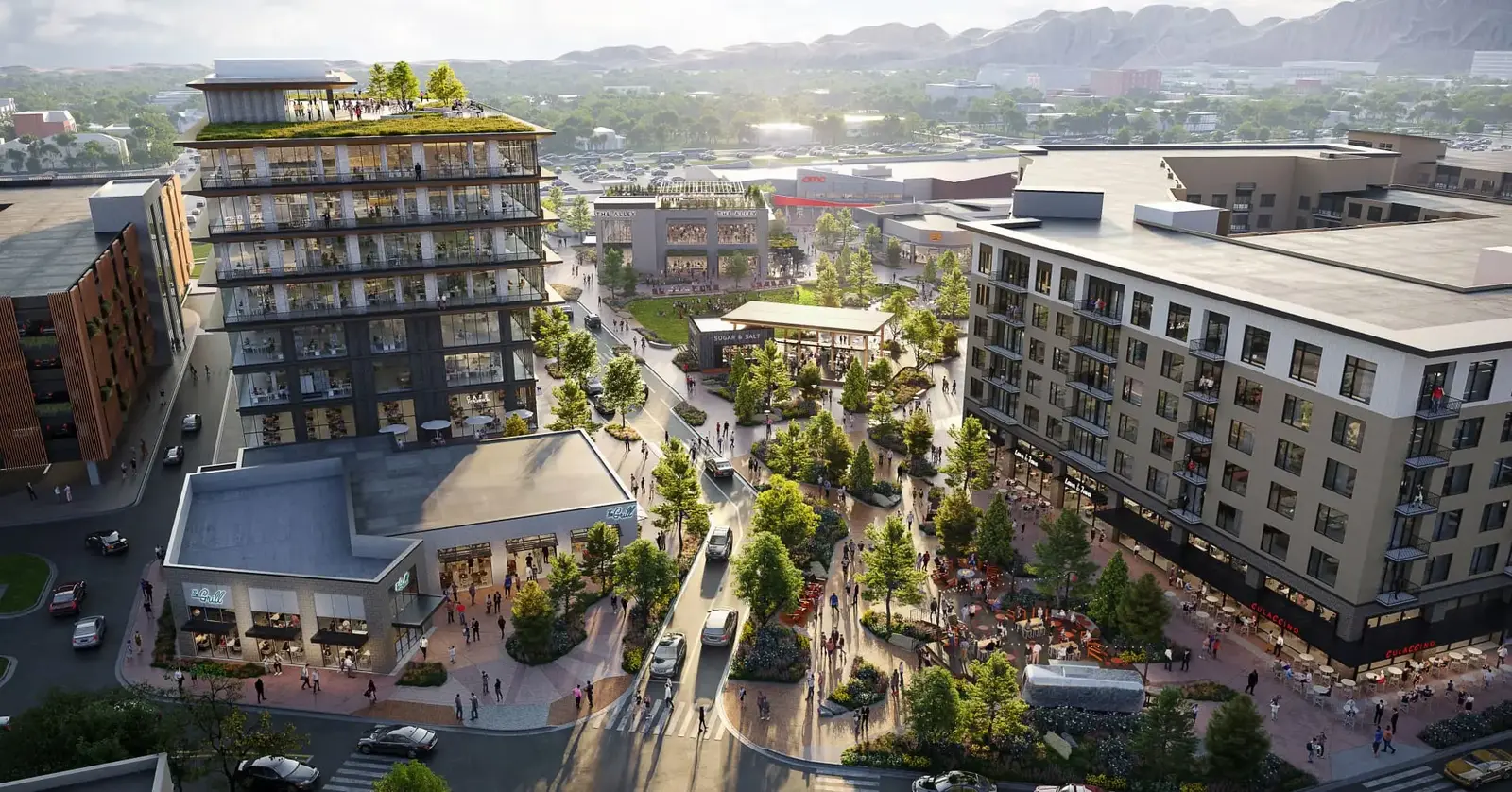 Mixed-Use Shopping Center Property with Residential Units