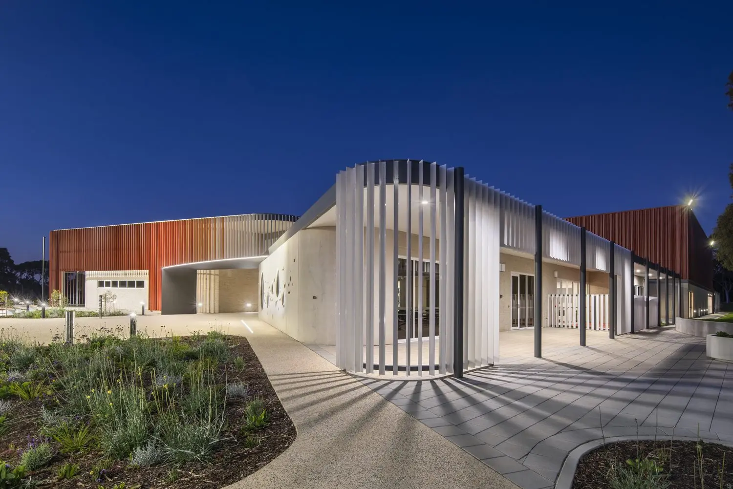 Modern Sports Complex with Multiple Playing Fields