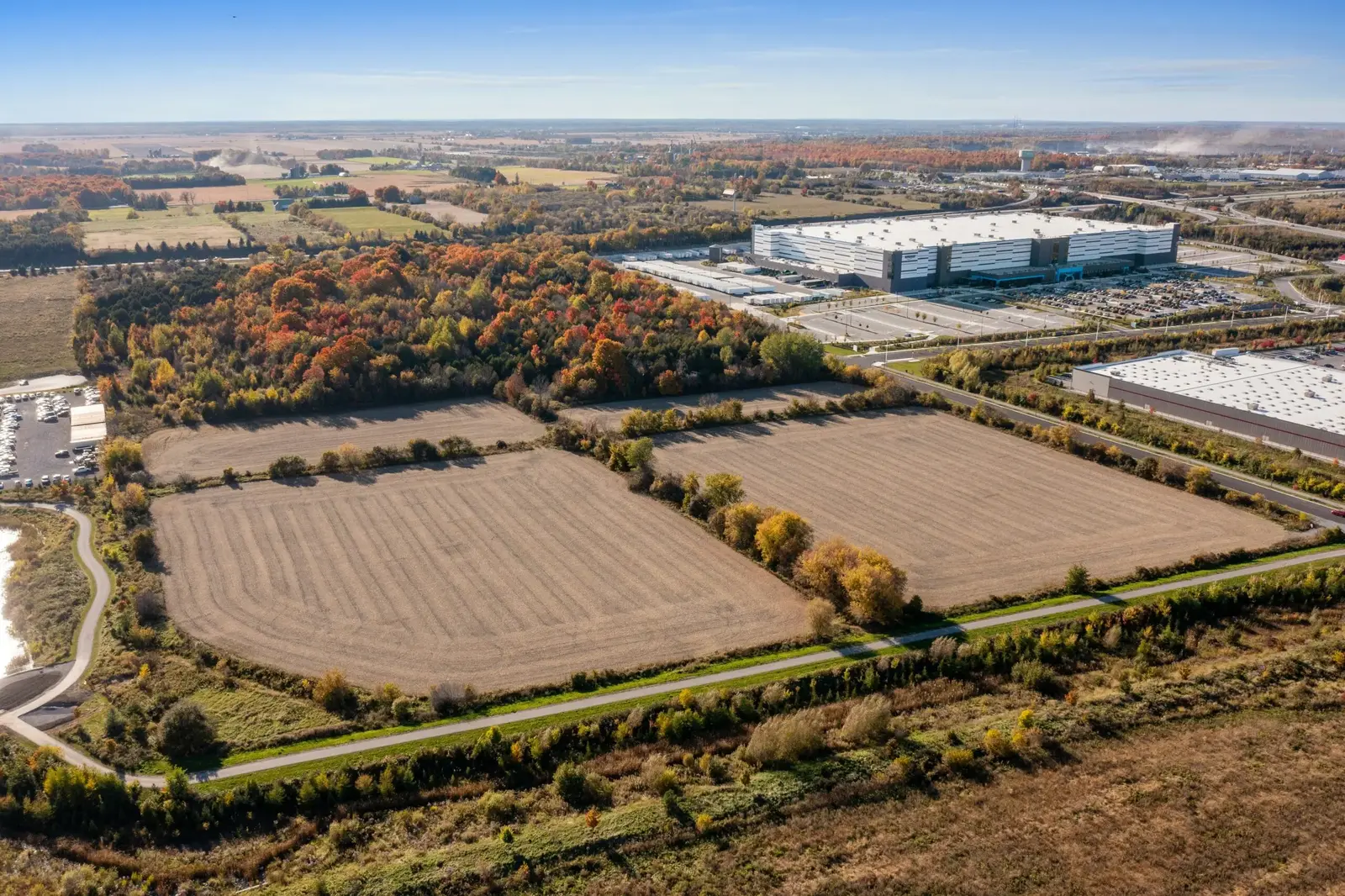 Large Industrial Zoning Land with Rail Access