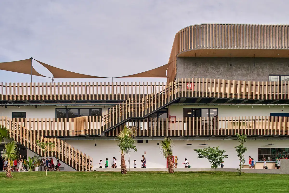State-of-the-Art High School with Sports Complex